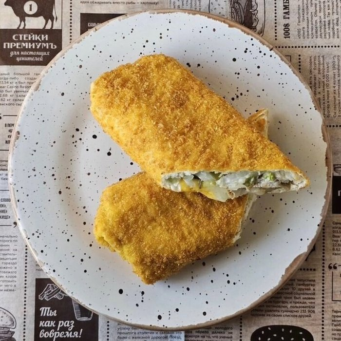 Шаурма в кляре двойной сыр